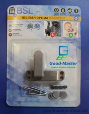 Замок безопасности BSL Sash Optima серый.